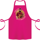 Chillin & Grillin Funny BBQ Beer Camping Cotton Apron 100% Organic Pink