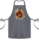 Chillin & Grillin Funny BBQ Beer Camping Cotton Apron 100% Organic Steel