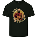 Chillin & Grillin Funny BBQ Beer Camping Kids T-Shirt Childrens Black