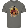 Chillin & Grillin Funny BBQ Beer Camping Kids T-Shirt Childrens Charcoal