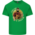 Chillin & Grillin Funny BBQ Beer Camping Kids T-Shirt Childrens Irish Green