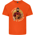 Chillin & Grillin Funny BBQ Beer Camping Kids T-Shirt Childrens Orange
