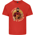 Chillin & Grillin Funny BBQ Beer Camping Kids T-Shirt Childrens Red