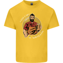 Chillin & Grillin Funny BBQ Beer Camping Kids T-Shirt Childrens Yellow