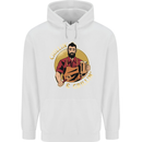 Chillin & Grillin Funny BBQ Beer Camping Mens 80% Cotton Hoodie White