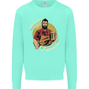 Chillin & Grillin Funny BBQ Beer Camping Mens Sweatshirt Jumper Peppermint
