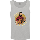 Chillin & Grillin Funny BBQ Beer Camping Mens Vest Tank Top Sports Grey