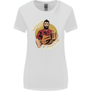 Chillin & Grillin Funny BBQ Beer Camping Womens Wider Cut T-Shirt White