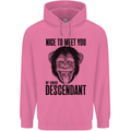Chimp Evolved Dessendant Funny Monkey Ape Childrens Kids Hoodie Azalea