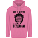 Chimp Evolved Dessendant Funny Monkey Ape Childrens Kids Hoodie Azalea