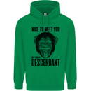 Chimp Evolved Dessendant Funny Monkey Ape Childrens Kids Hoodie Irish Green