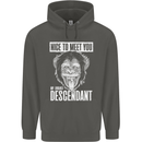 Chimp Evolved Dessendant Funny Monkey Ape Childrens Kids Hoodie Storm Grey