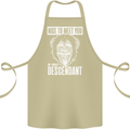 Chimp Evolved Dessendant Funny Monkey Ape Cotton Apron 100% Organic Khaki