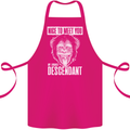 Chimp Evolved Dessendant Funny Monkey Ape Cotton Apron 100% Organic Pink