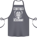 Chimp Evolved Dessendant Funny Monkey Ape Cotton Apron 100% Organic Steel