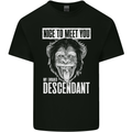 Chimp Evolved Dessendant Funny Monkey Ape Kids T-Shirt Childrens Black