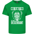Chimp Evolved Dessendant Funny Monkey Ape Kids T-Shirt Childrens Irish Green