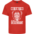 Chimp Evolved Dessendant Funny Monkey Ape Kids T-Shirt Childrens Red