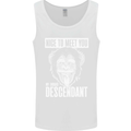 Chimp Evolved Dessendant Funny Monkey Ape Mens Vest Tank Top White