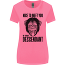 Chimp Evolved Dessendant Funny Monkey Ape Womens Wider Cut T-Shirt Azalea