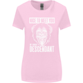 Chimp Evolved Dessendant Funny Monkey Ape Womens Wider Cut T-Shirt Light Pink