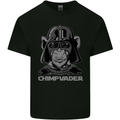 Chimpvader Monkey Ape Chimpanzee Chimp Mens Cotton T-Shirt Tee Top Black