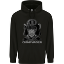 Chimpvader Monkey Ape Chimpanzee Chimp Mens Hoodie Black