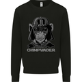 Chimpvader Monkey Ape Chimpanzee Chimp Mens Sweatshirt Jumper Black