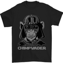 Chimpvader Monkey Ape Chimpanzee Chimp Mens T-Shirt Cotton Gildan Black