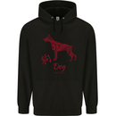 Chinese Zodiac Shengxiao Year of the Dog Childrens Kids Hoodie Black