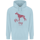 Chinese Zodiac Shengxiao Year of the Dog Childrens Kids Hoodie Light Blue
