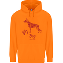 Chinese Zodiac Shengxiao Year of the Dog Childrens Kids Hoodie Orange
