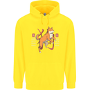 Chinese Zodiac Shengxiao Year of the Dog Childrens Kids Hoodie Yellow