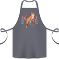Chinese Zodiac Shengxiao Year of the Dog Cotton Apron 100% Organic Steel