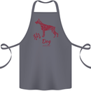 Chinese Zodiac Shengxiao Year of the Dog Cotton Apron 100% Organic Steel