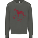 Chinese Zodiac Shengxiao Year of the Dog Kids Sweatshirt Jumper Storm Grey