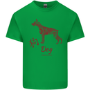 Chinese Zodiac Shengxiao Year of the Dog Kids T-Shirt Childrens Irish Green