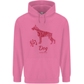 Chinese Zodiac Shengxiao Year of the Dog Mens 80% Cotton Hoodie Azelea