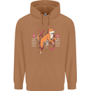 Chinese Zodiac Shengxiao Year of the Dog Mens 80% Cotton Hoodie Caramel Latte