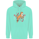 Chinese Zodiac Shengxiao Year of the Dog Mens 80% Cotton Hoodie Peppermint
