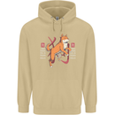 Chinese Zodiac Shengxiao Year of the Dog Mens 80% Cotton Hoodie Sand