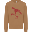 Chinese Zodiac Shengxiao Year of the Dog Mens Sweatshirt Jumper Caramel Latte