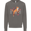 Chinese Zodiac Shengxiao Year of the Dog Mens Sweatshirt Jumper Charcoal
