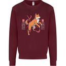 Chinese Zodiac Shengxiao Year of the Dog Mens Sweatshirt Jumper Maroon