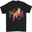 Chinese Zodiac Shengxiao Year of the Dog Mens T-Shirt Cotton Gildan Black