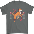 Chinese Zodiac Shengxiao Year of the Dog Mens T-Shirt Cotton Gildan Charcoal