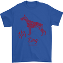 Chinese Zodiac Shengxiao Year of the Dog Mens T-Shirt Cotton Gildan Royal Blue