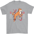 Chinese Zodiac Shengxiao Year of the Dog Mens T-Shirt Cotton Gildan Sports Grey
