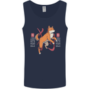 Chinese Zodiac Shengxiao Year of the Dog Mens Vest Tank Top Navy Blue