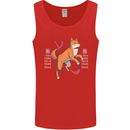 Chinese Zodiac Shengxiao Year of the Dog Mens Vest Tank Top Red